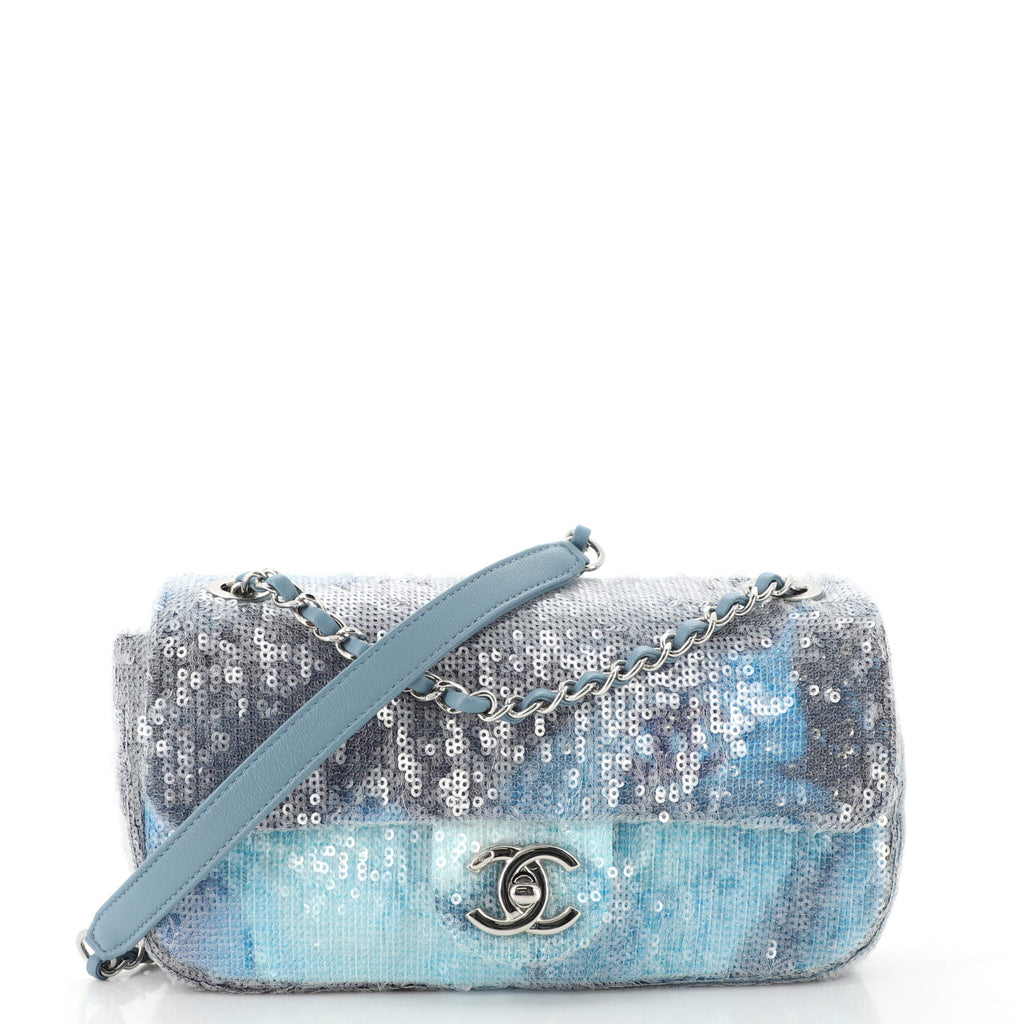 Chanel Sequin Waterfall Mini Classic Flap Bag