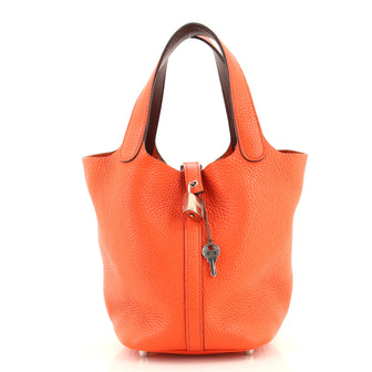 Hermes Picotin Lock Bag Clemence PM
