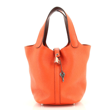 Hermes Picotin Lock Bag Clemence PM