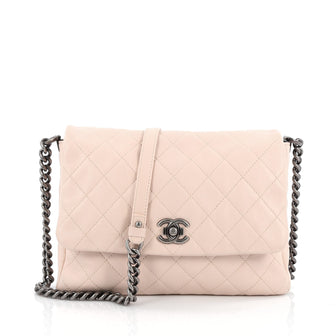 Chanel Couture Messenger Bag Quilted Calfskin Medium