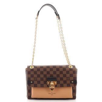 Louis Vuitton Vavin Handbag Damier with Leather PM