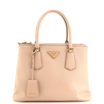 Prada Galleria Double Zip Compartment Tote Saffiano Leather Medium