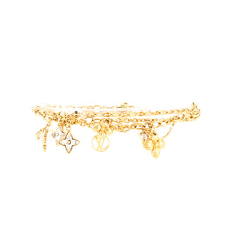 Louis Vuitton Blooming Supple Bracelet Metal with Crystals