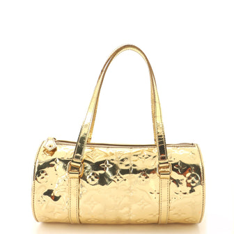 Louis Vuitton Papillon Handbag Monogram Miroir PVC 26
