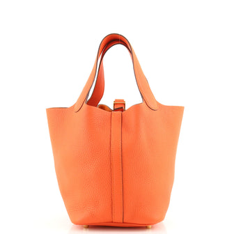 Hermes Picotin Lock Bag Clemence PM