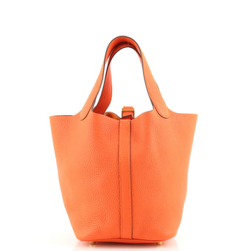 Hermes Picotin Lock Bag Clemence PM
