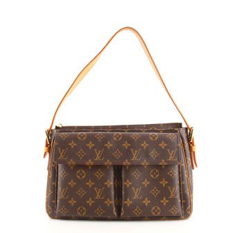 Louis Vuitton Viva Cite Handbag Monogram Canvas GM
