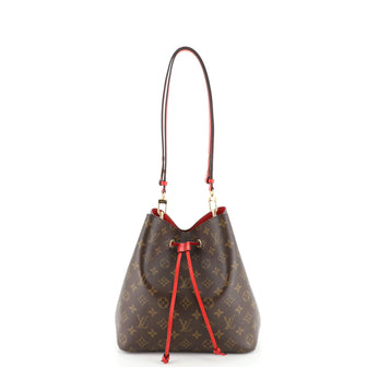 Louis Vuitton Braided Handle NeoNoe Handbag Monogram Canvas MM