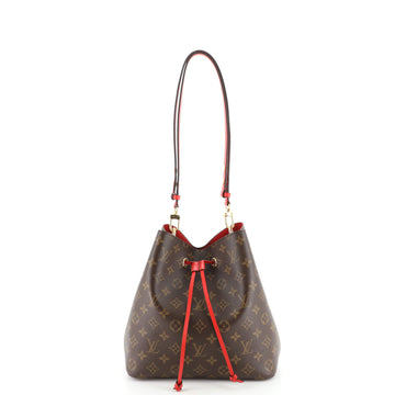 Louis Vuitton Braided Handle NeoNoe Handbag Monogram Canvas MM