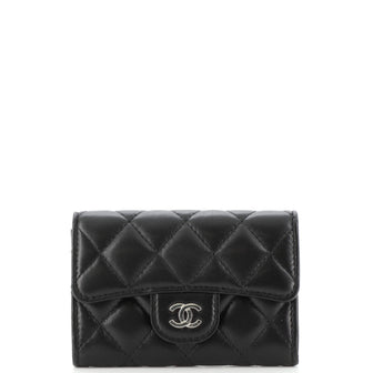 Chanel Classic Flap Card Case Quilted Lambskin
