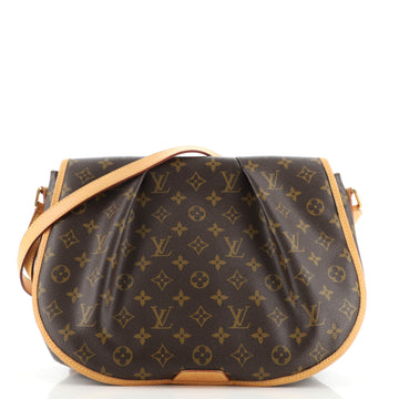 Louis Vuitton Menilmontant Handbag Monogram Canvas MM