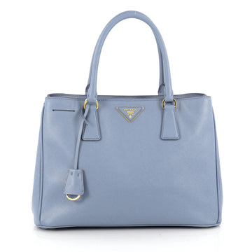 Prada Gardener's Tote Saffiano Leather Medium Blue 1782402