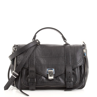 Proenza Schouler PS1+ Zip Satchel Leather Medium