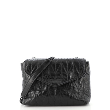 Miu Miu Envelope Flap Bag Quilted Leather Small