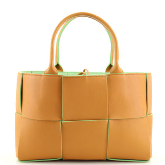 Bottega Veneta Arco Tote Maxi Intrecciato Leather Small