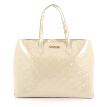 Louis Vuitton Wilshire Handbag Monogram Vernis MM
