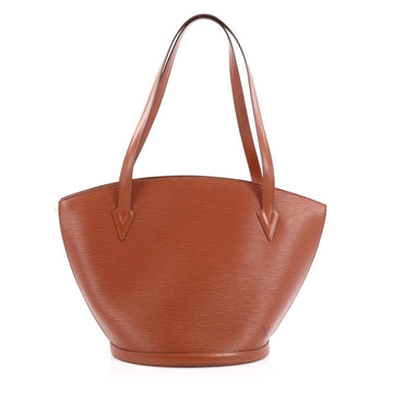 Louis Vuitton Saint Jacques Handbag Epi Leather GM Brown
