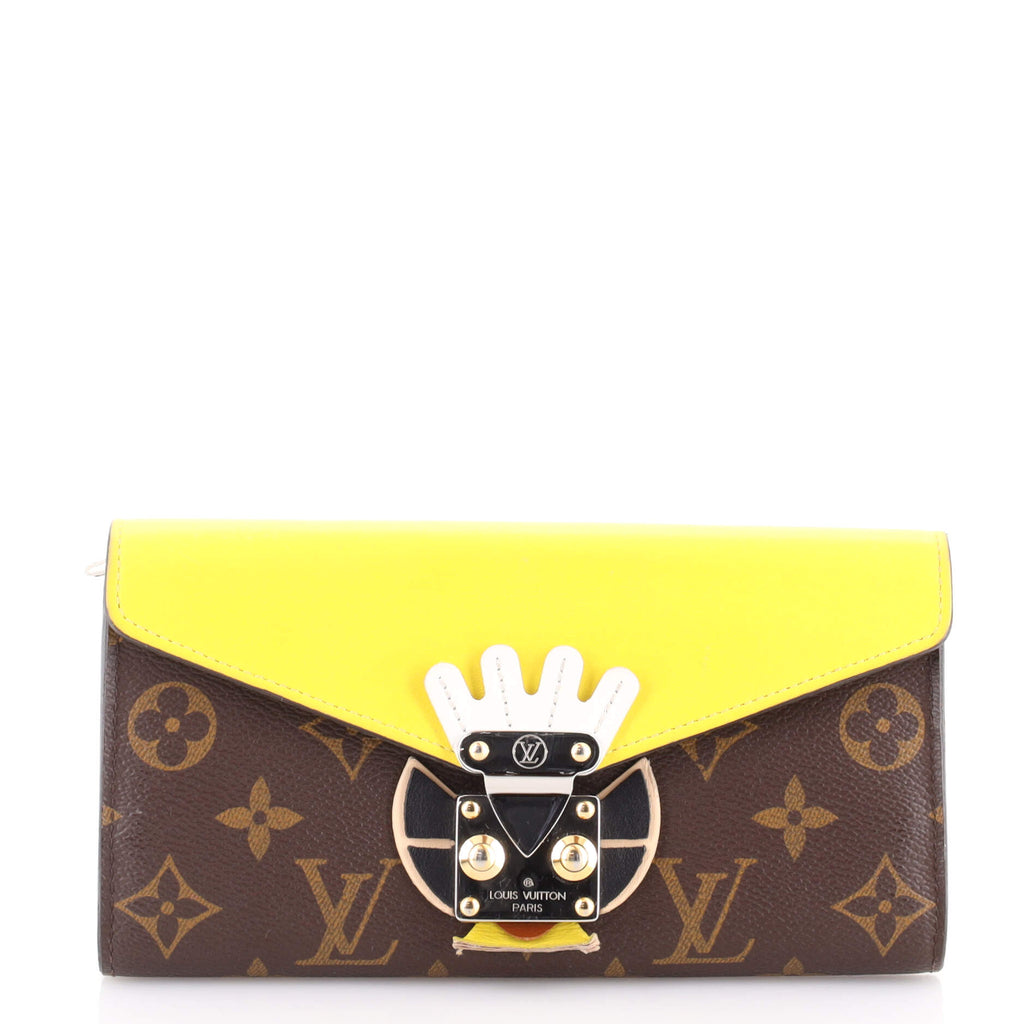 Louis Vuitton Tribal Mask Sarah Wallet Monogram Canvas and Leather