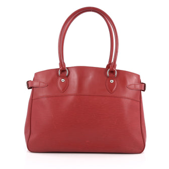 Louis Vuitton Passy Handbag Epi Leather GM Red