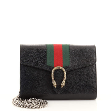 Gucci Dionysus Web Chain Wallet Leather Small