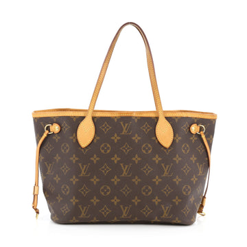 Louis Vuitton Neverfull Tote Monogram Canvas PM Brown