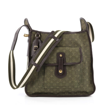 Louis Vuitton Mary Kate Messenger Bag Mini Lin green