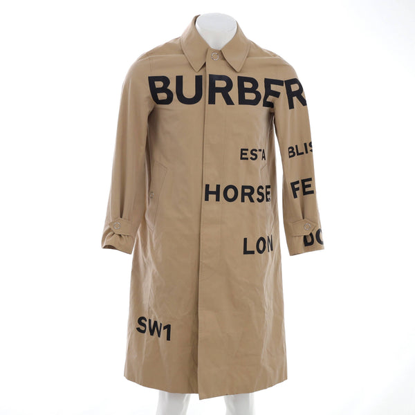 ジャケット・アウター BURBERRY LONDON Horseferry Car Coat Burberry - Horseferry Print Cotton Gabardine Car Coat | HBX