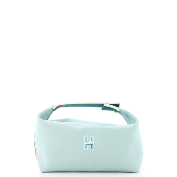 Hermès Toile Bride-A-Brac Large Travel Case - Blue Cosmetic Bags
