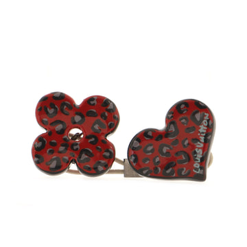 Louis Vuitton Flower and Heart Hair Tie Printed Enamel and Metal