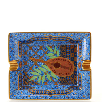 Hermes Ashtray Printed Porcelain Medium