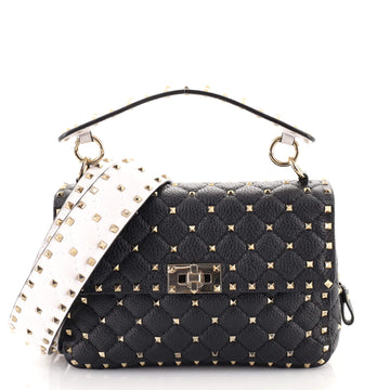 Valentino Garavani Rockstud Spike.Up Flap Bag Quilted Leather Medium