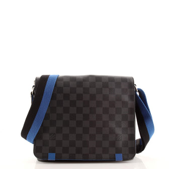 Louis+Vuitton+Messenger+Bag+PM+Black+Canvas for sale online