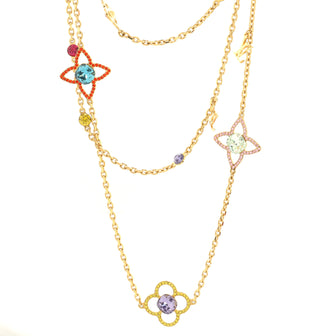 Louis Vuitton Eye Candy Necklace Swarovski Crystals and Metal Crystals and Metal