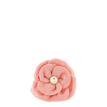 Chanel Camellia Brooch Cotton