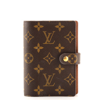 Louis Vuitton Ring Agenda Cover Monogram Canvas PM