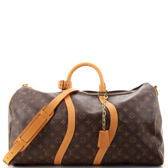 Louis Vuitton Wavy Keepall Bandouliere Bag Monogram 50