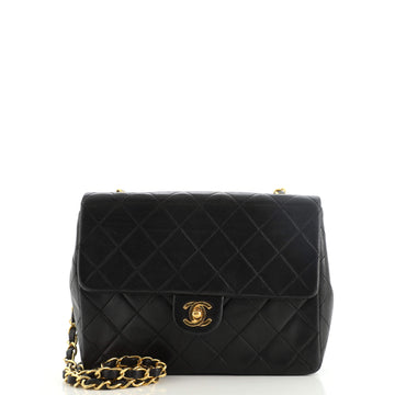 Chanel Vintage Square Classic Flap Bag Quilted Lambskin Small