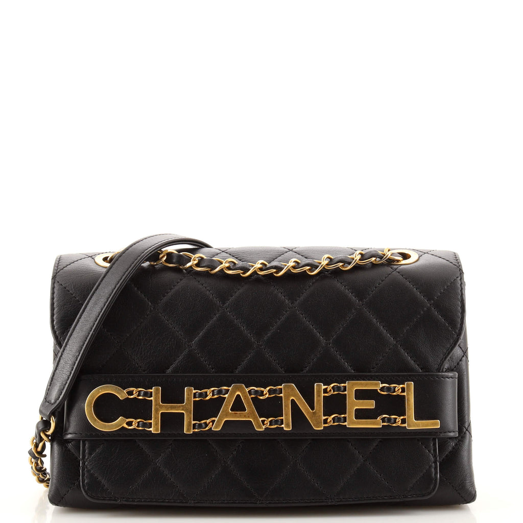 Chanel Classic Flap Phone Holder With Chain  Nice Bag