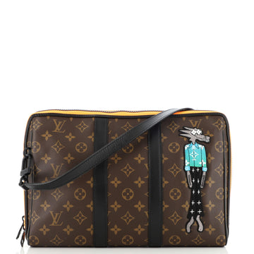 Louis Vuitton Keepall Pouch Monogram Canvas with LV Friends Patch