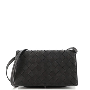 Bottega Veneta Knot Flap Crossbody Intrecciato Nappa Small