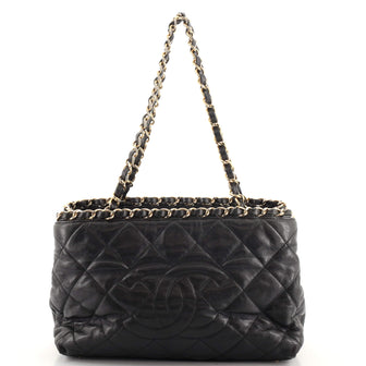 Chanel Chain Me Tote Quilted Calfskin Small