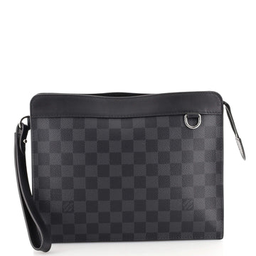 Louis Vuitton Standing Pouch Damier Graphite