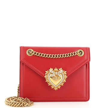 Dolce & Gabbana Devotion Crossbody Bag Leather Small