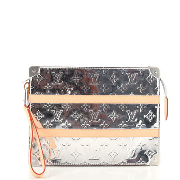 Louis Vuitton Trunk Pouch Monogram Mirror Coated Canvas