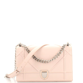 Christian Dior Diorama Flap Bag Grained Calfskin Medium