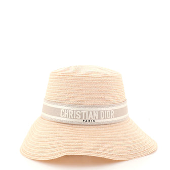 Christian Dior Dioresort Brim Hat Straw