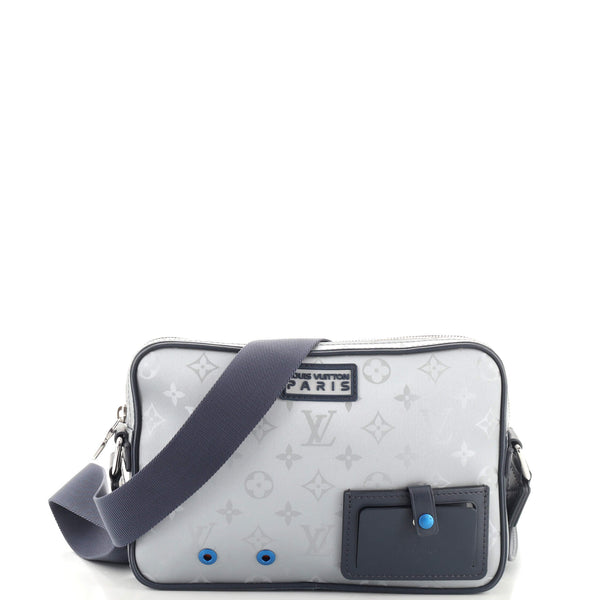 Louis Vuitton Monogram Alpha Canvas Leather Satellite Messenger Bag