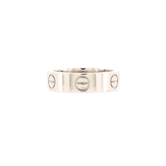 Cartier Love Band Ring 18K White Gold