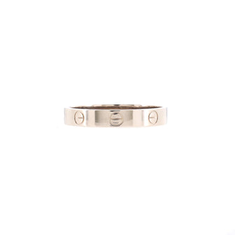 Cartier Love Wedding Band Ring 18K White Gold