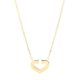 Cartier C Heart de Cartier Pendant Necklace 18K Yellow Gold